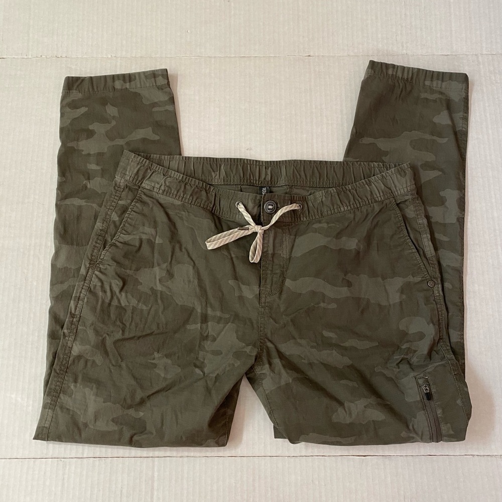Vuori Organic Cotton Women's XL Camo Ripstop Hiking Climbing Drawstring